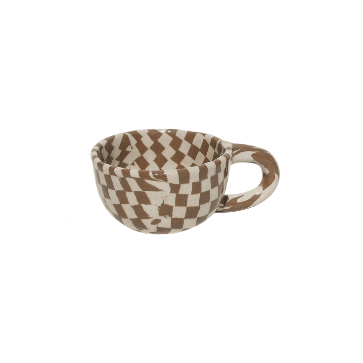 [폴리가든] Latte Mug Check Choco S