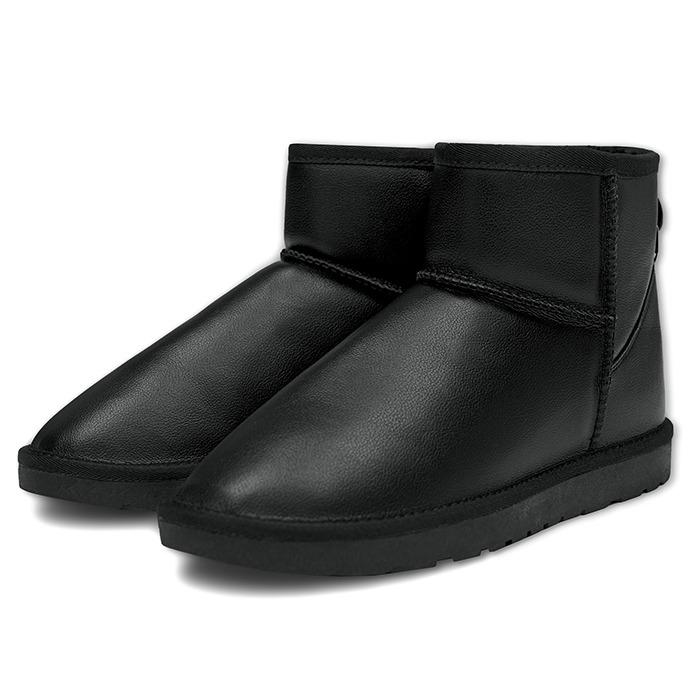 클래식 레더 어그 부츠 블랙 COOSAC025LEBLACK