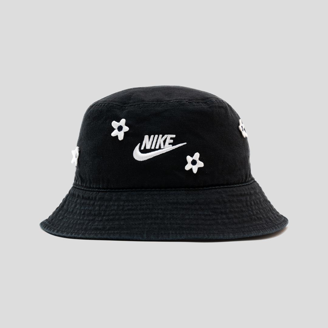 [NIKE] flower emb bucket hat