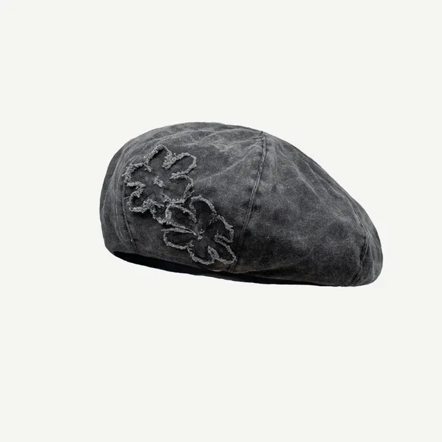 Flower Retro Beret(C140)