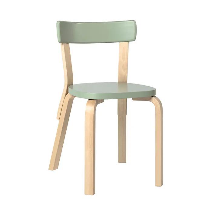 [ARTEK] Chair 69 2Heights Green Lacquered-Birch