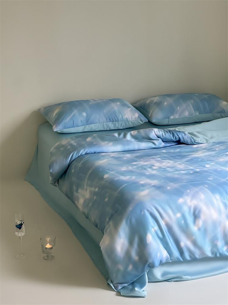 수심 Lake Light Bedding(6 color) 물빛 이불 베개 세트 커버 60수