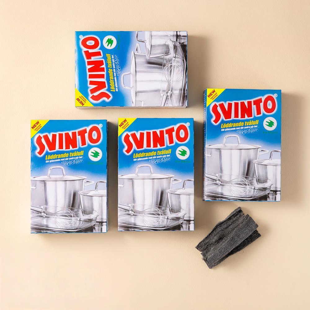 스빈또 스웨덴 올인원 수세미 탄냄비 닦는 2종 주방세제 포함 100g 1개입, 4개