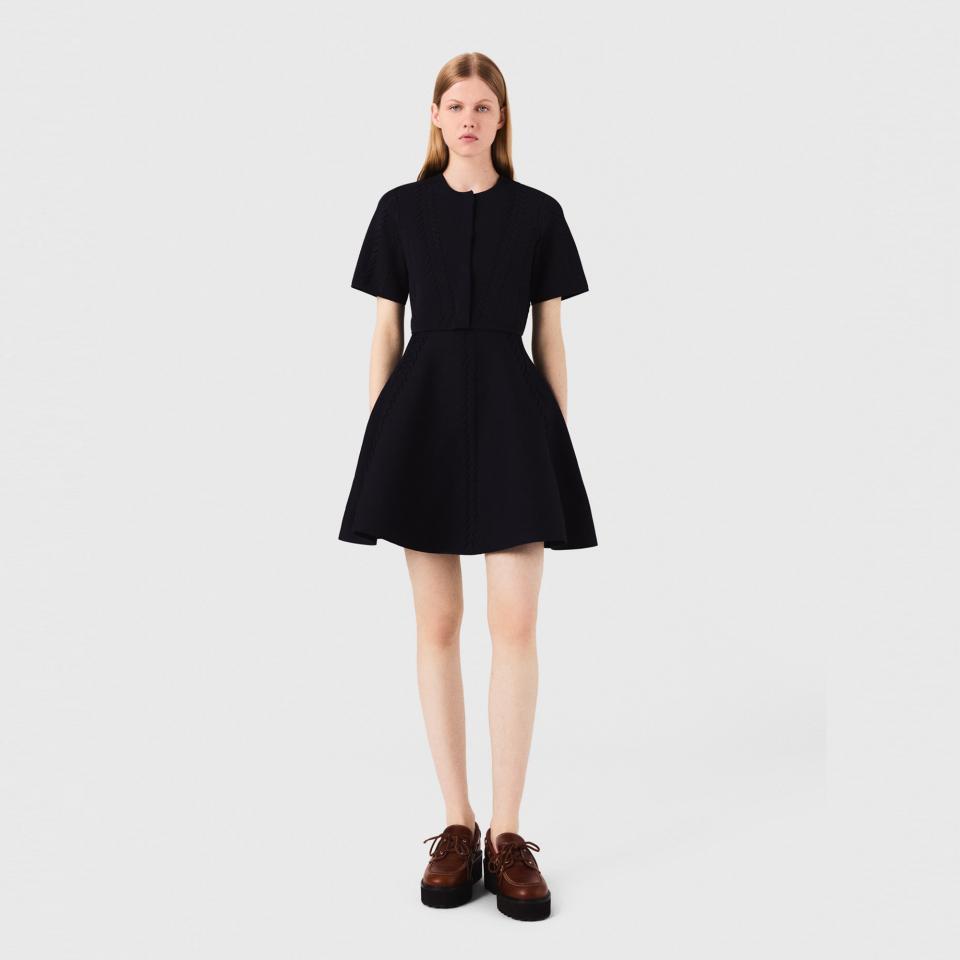 포인텔 레이스업 크롭 가디건