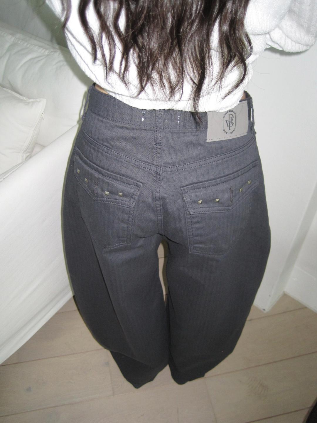 백포켓 스터드 코튼 와이드 팬츠 (3color)