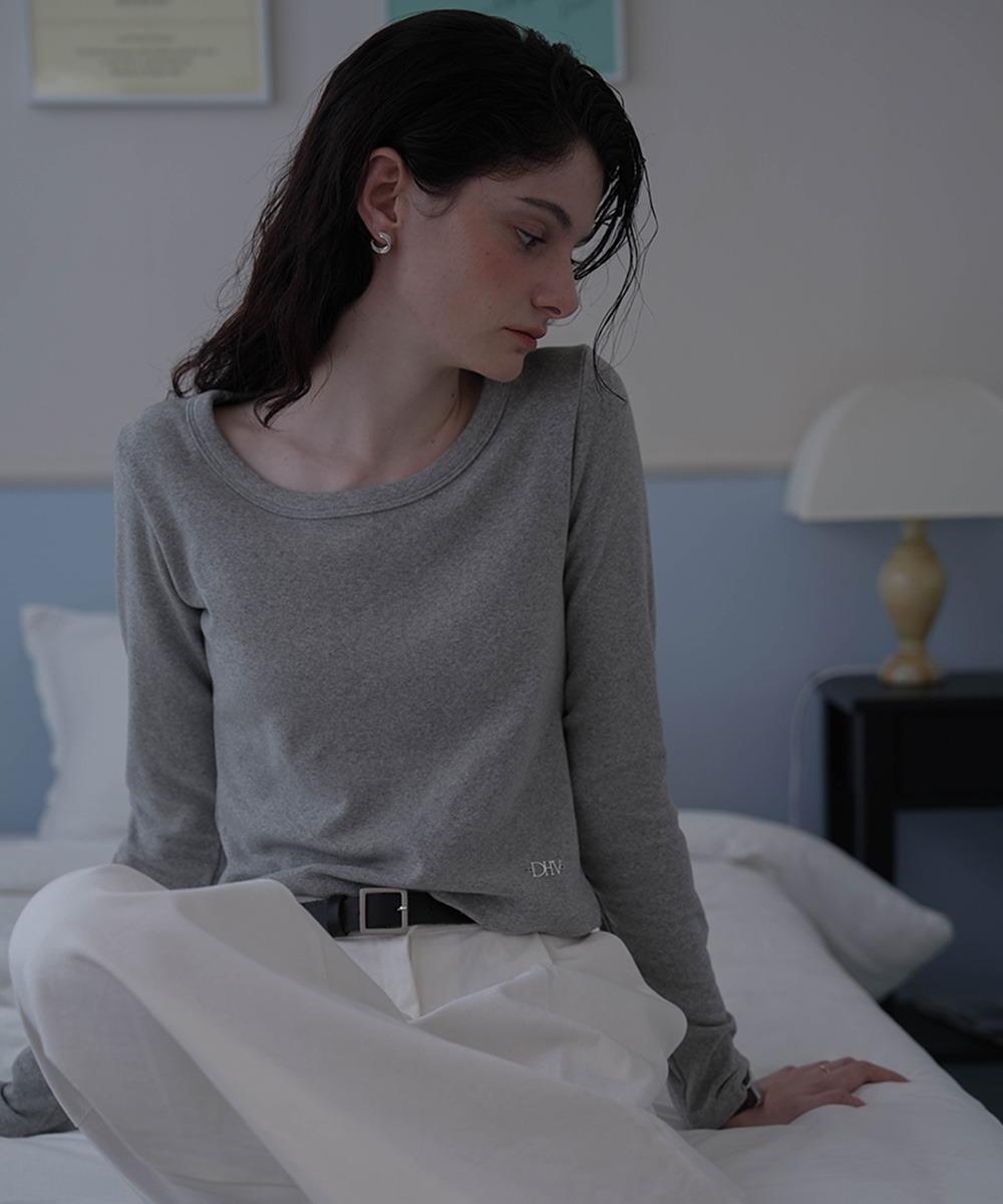 Basic Cotton Long Sleeve [Melange]