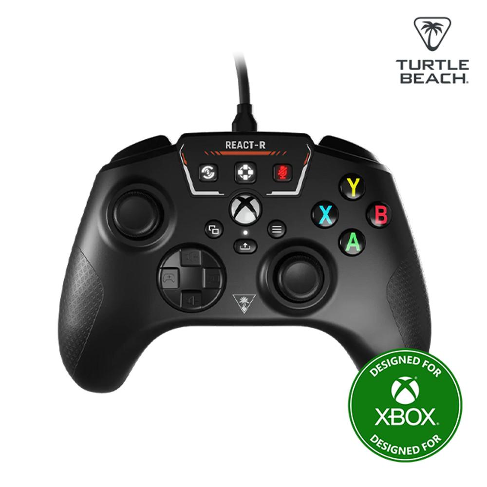 터틀비치 리액트알 Black 유선 게임패드 XBOX 360 엑박 패드 디아블로4 피파 PC 모바일 컨트롤러