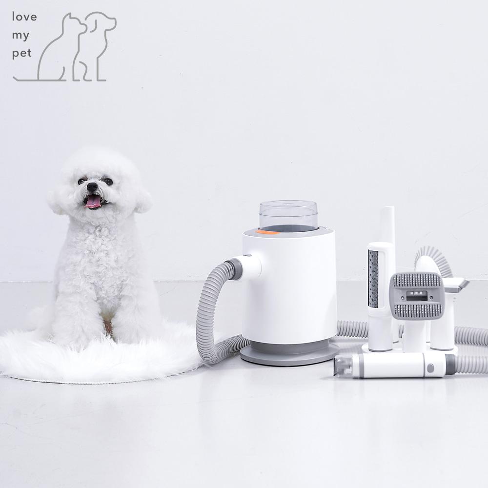 럽마이펫 시즌2 미는 즉시 털을 꿀꺽 올인원 스마트진공미용기 강아지 고양이 이발기 LMP-885 [춘봉이네]
