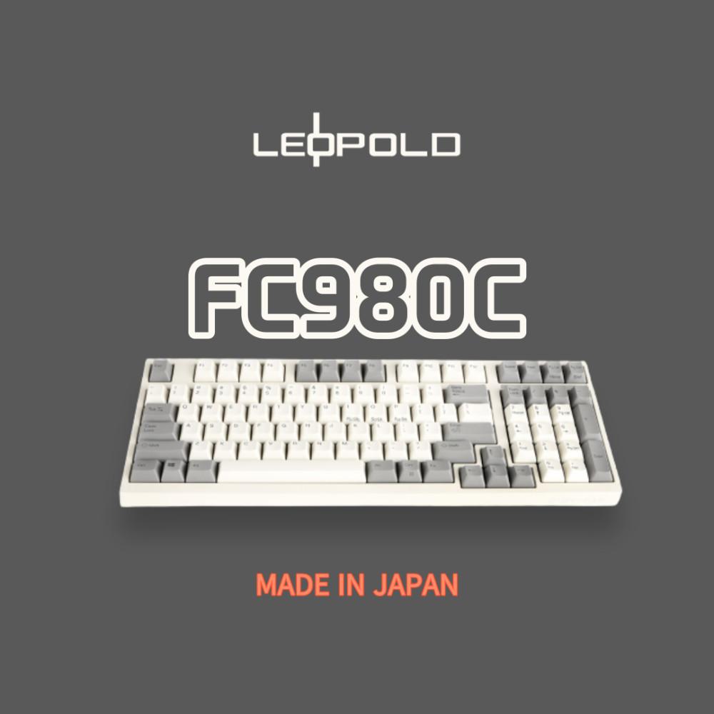 [국내] 레오폴드 토프레 무접점 FC980C 화이트 균등30,45g - 영문자판