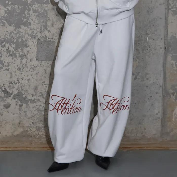 ATTENTION SWEATPANTS (WHITE) F25ZD973