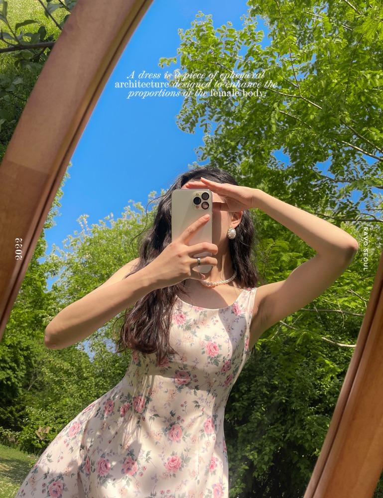 [라스트피스 할인] Oam dress 오엠 드레스 - 새틴 아이보리