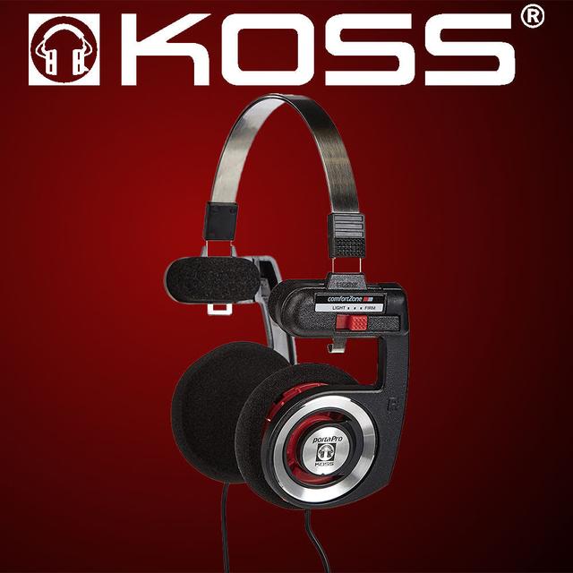 KOSS 코스 포르타 프로 온이어 이어폰 헤드셋 레드핫 포타프로