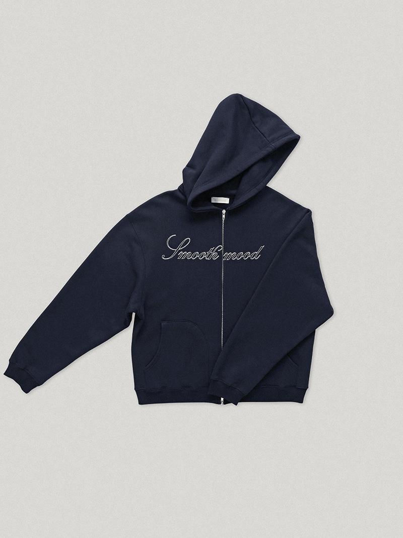 Navy Tully Hooded Zip Up (4th)