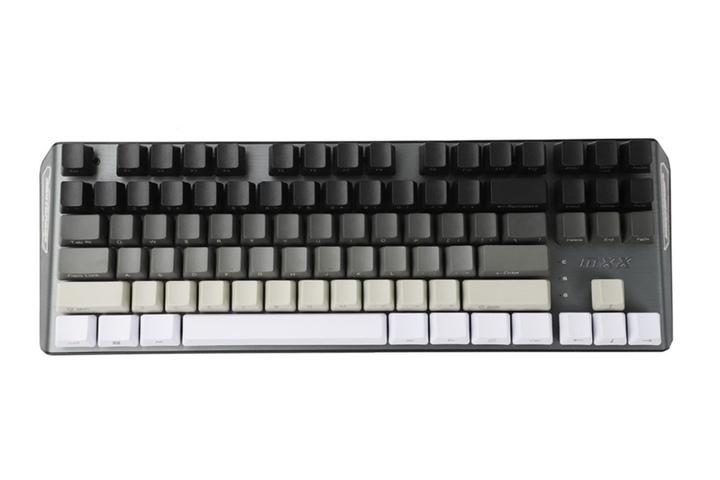 그레이 스케일 측각키캡 PBT OEM (87키)