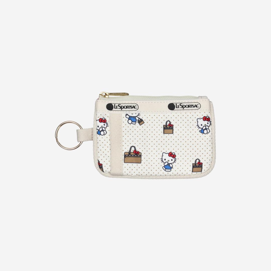 [예약 배송] Lesportsac Hello Kitty No Bag No Life Key Card Holder White