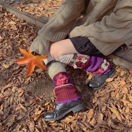 Patchwork Leg Warmer [2colors]