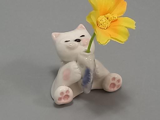 월척냥이 꽂이 분홍이