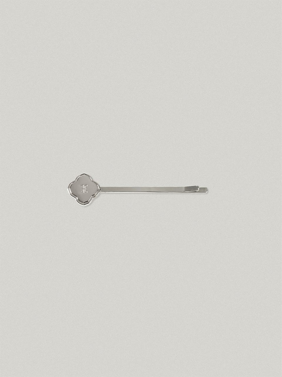 Clover Metal Hair Pin - silver클로버 메탈 헤어핀