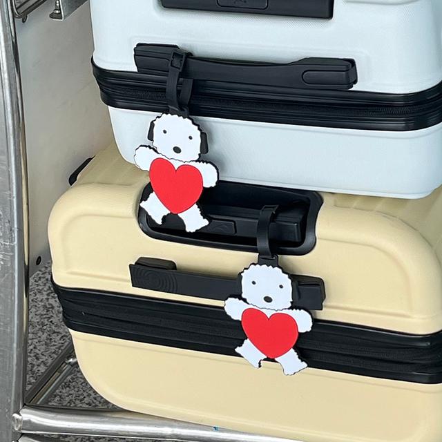 사랑꾼 바둑이 캐리어 네임택