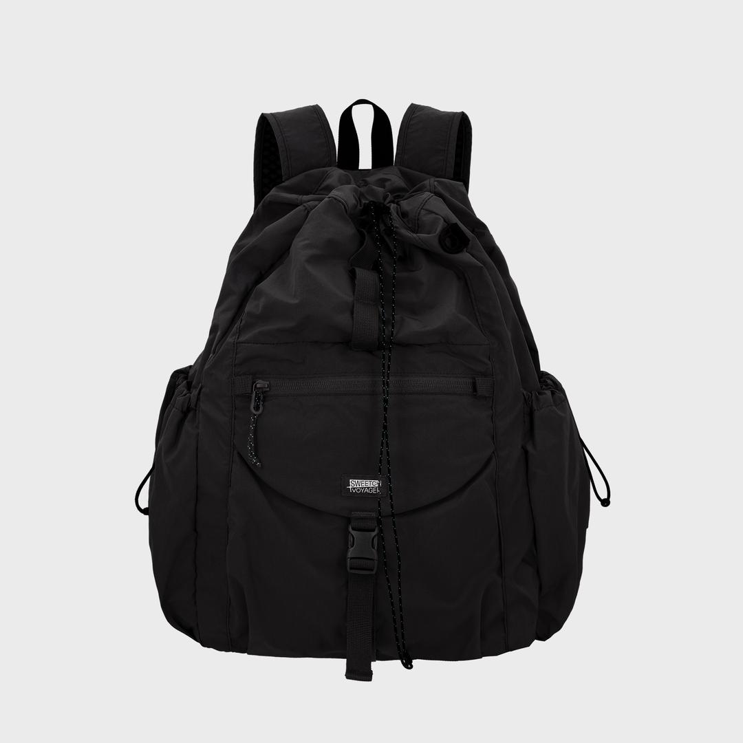 VOYAGER DRAWSTRING BACKPACK 002 M Midnight Black