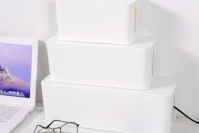 콘센트가리개 멀티탭정리함 전선 보관 상자 3size