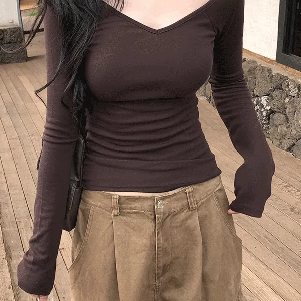 글렌 나그랑 브이넥 티셔츠 (5color)