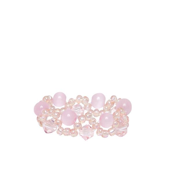 Flow Beads Ring (Baby Pink)
