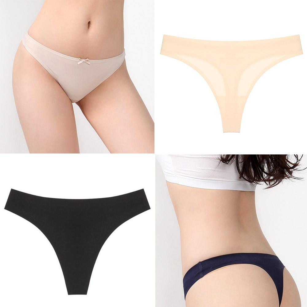 심리스 무봉제 누디 티팬티 래쉬가드 비키니 수영복 이너 T팬티