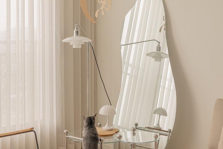 [최대10%쿠폰][전신거울1위] 엘리 아치형/비정형 스탠드/수납 전신거울 모음전