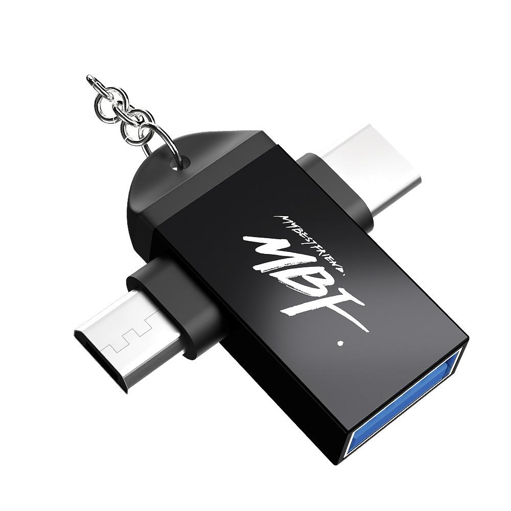 스마트폰 멀티 OTG 젠더 마이크로5핀 C타입 OTG USB 메모리 키보드 마우스 연결