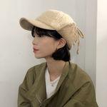스트랩 코듀로이 양털 귀도리 모자 (3color)