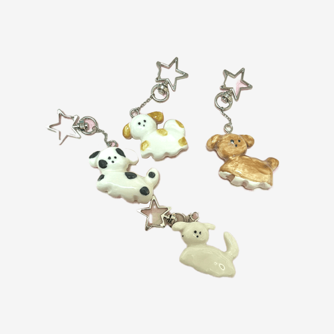 모여라 강쥐 키링