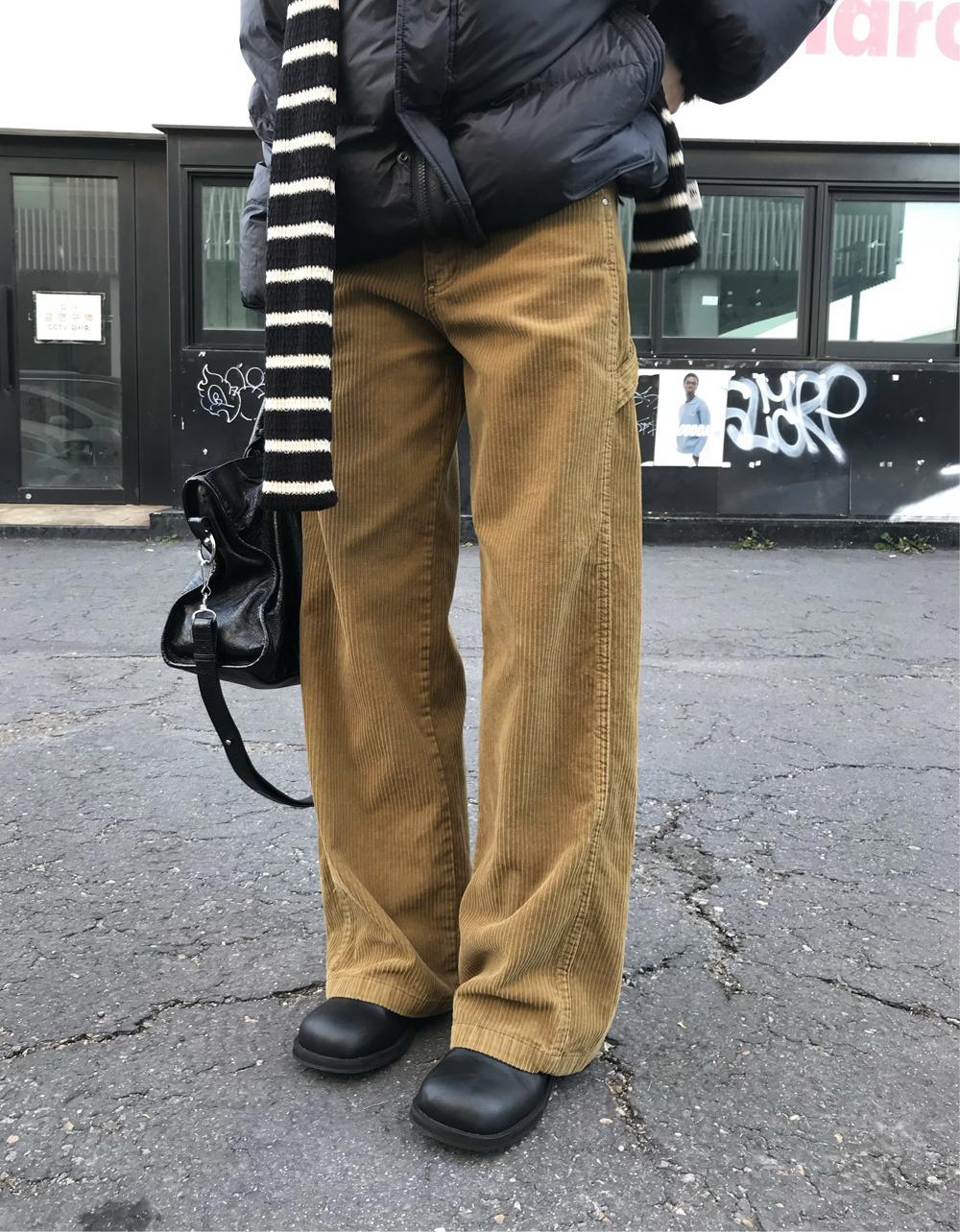 [당일출고][AN] corduroy carpenter pants