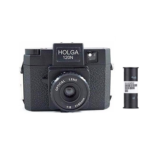 홀가120N 중형 토이카메라+ 흑백필름1롤 120mm /로모카메라/흑백120카메라