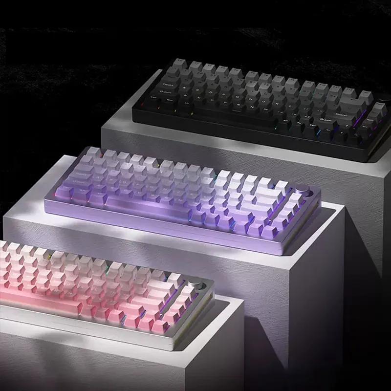 몬스긱 MONSGEEK M1W 기계식 키보드 가스켓 핫스왑 커스텀 블루투스 RGB 키보드 2023053102T