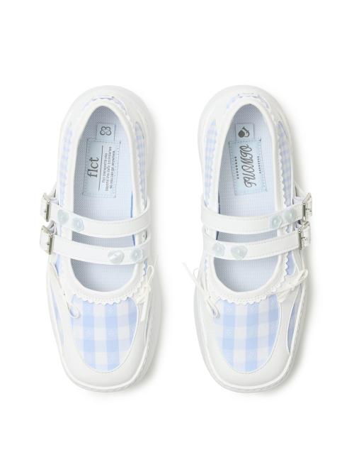 MEMENTO PATCHWORK PLATFORM MARYJANE [WHITE]