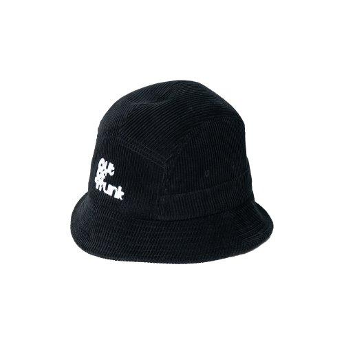 Block Logo Corduroy Bucket Hat (Black)