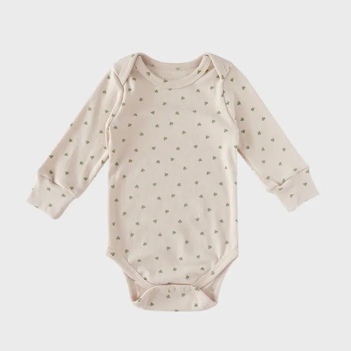 [긴소매/반소매] 아기 바디슈트 Clover Bodysuit