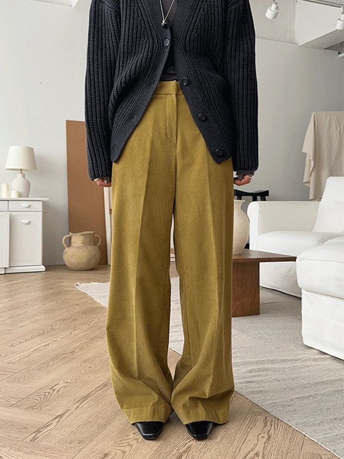 기모코듀로이팬츠