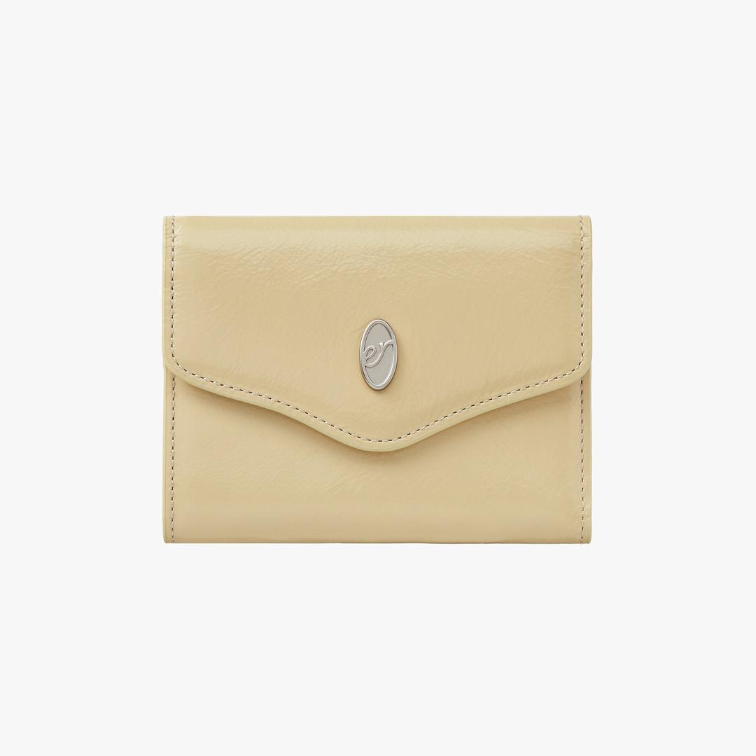 Lina trifold wallet - Butter