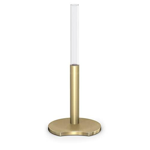 Swarovski Garden Tales Elegant Trio Glass and Gold Metal Decorative Vase with Flower Pot