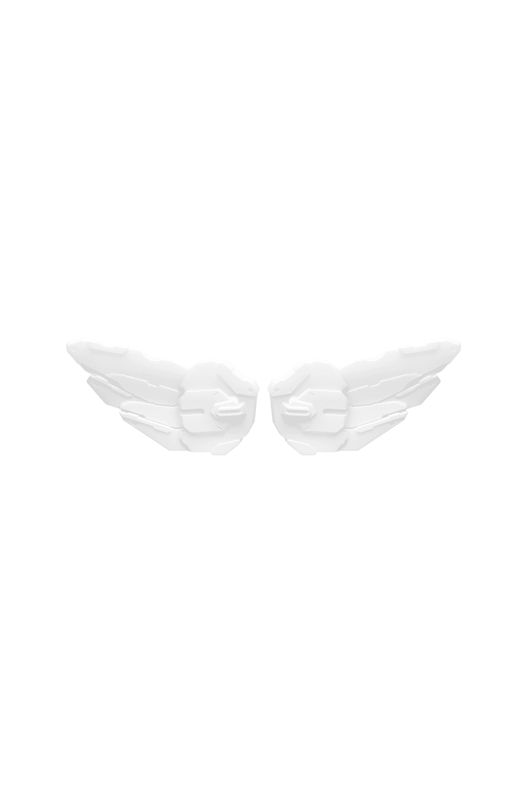 Lumiel_00 wing hair clip White (2ea/set)