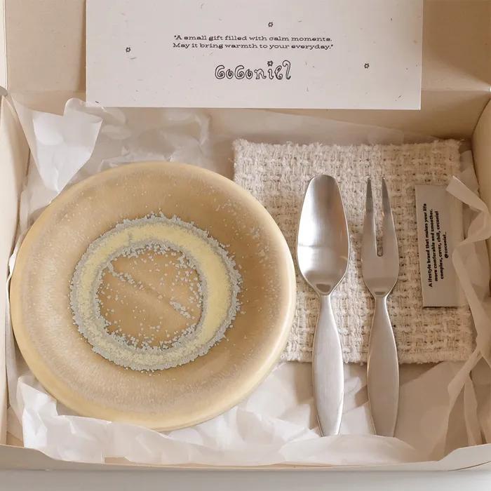 [선물포장] 히나타 디저트 집들이선물 답례품 신혼선물 티스푼 티포크 티코스터