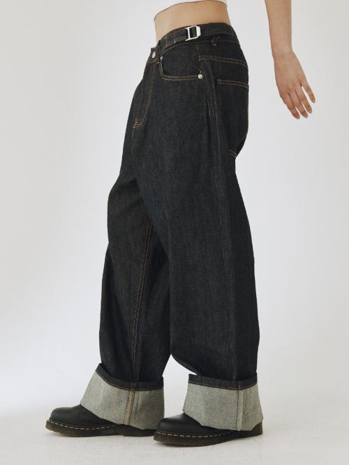 SIDE ADJUST BOYFIT DENIM, RAW