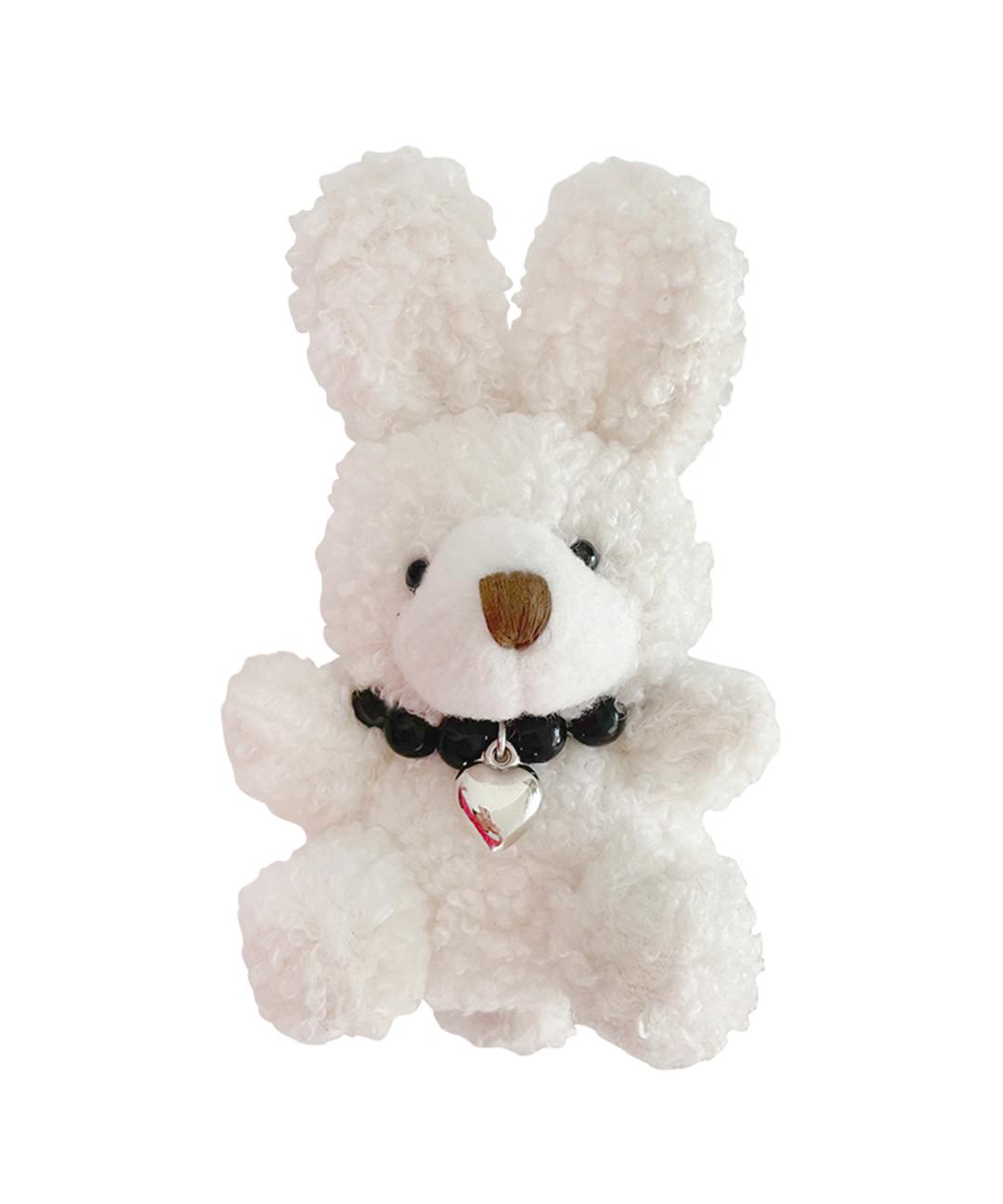 [직진배송] 닷닷잡화점 실버 하트 목걸이 토끼 인형 키링 귀여운 진주 목걸이