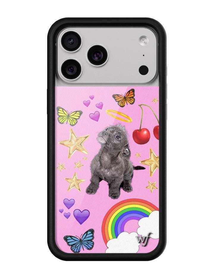 Wildflower Puppy Love iPhone Case