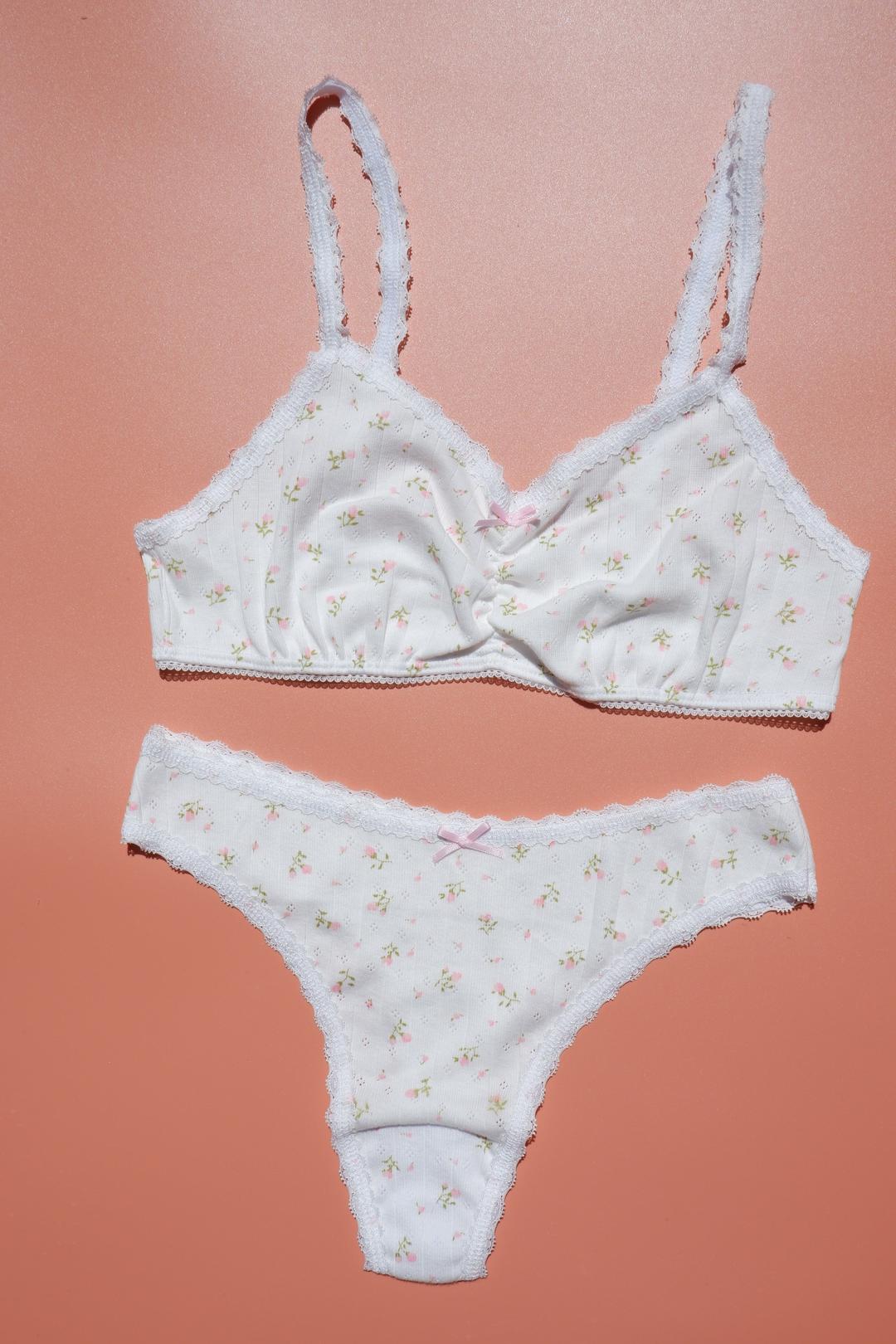 Pink Floral // Lana Set // 2pcs. - XS