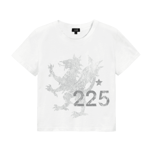 [2차 재입고] 225 dragon crop T-shirt (white)
