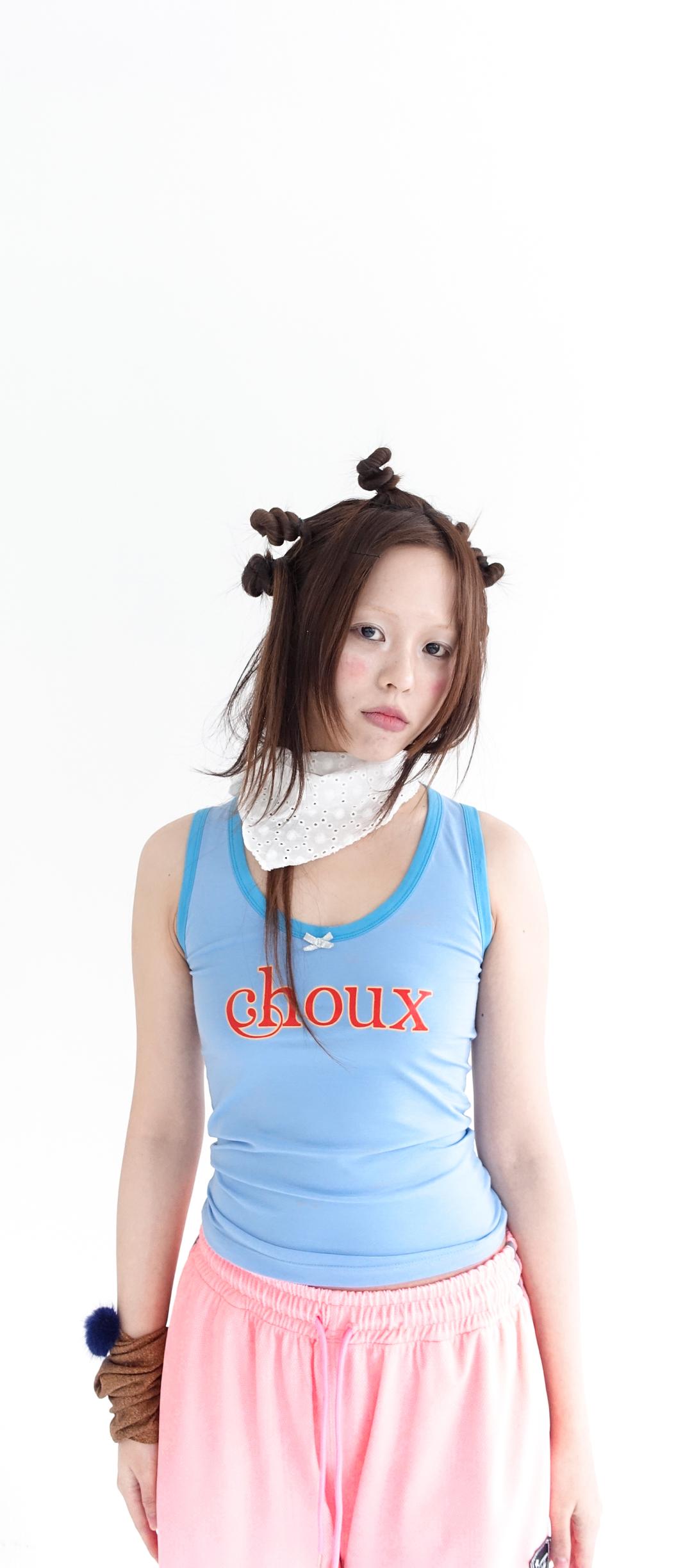 [F.E.E.S] dessert color sleeveless (cerulean blue)