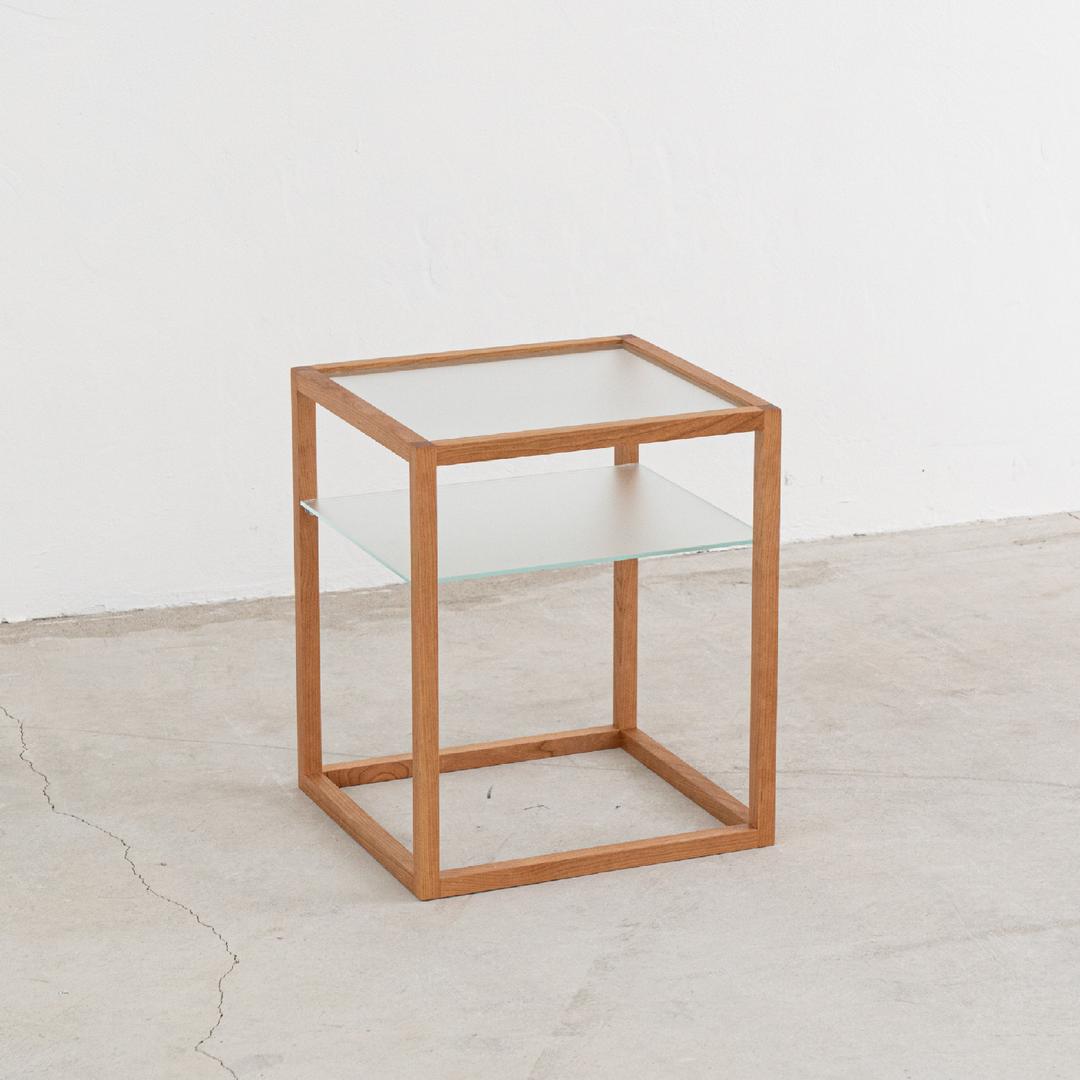 Frame Side Table (Cherry Wood)